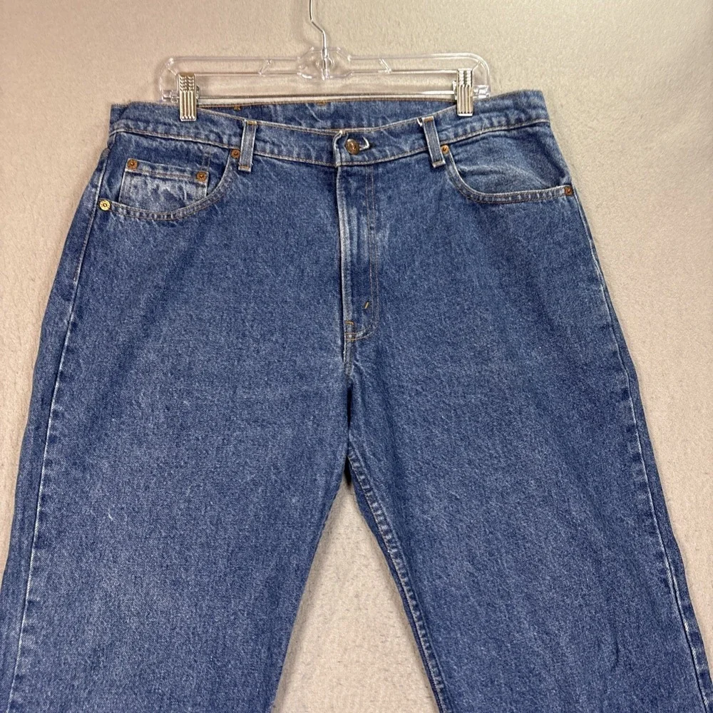 VTG Levi's 506 Men's Straight Leg Stonewash Denim Jeans Size 38X32 Late 80's
